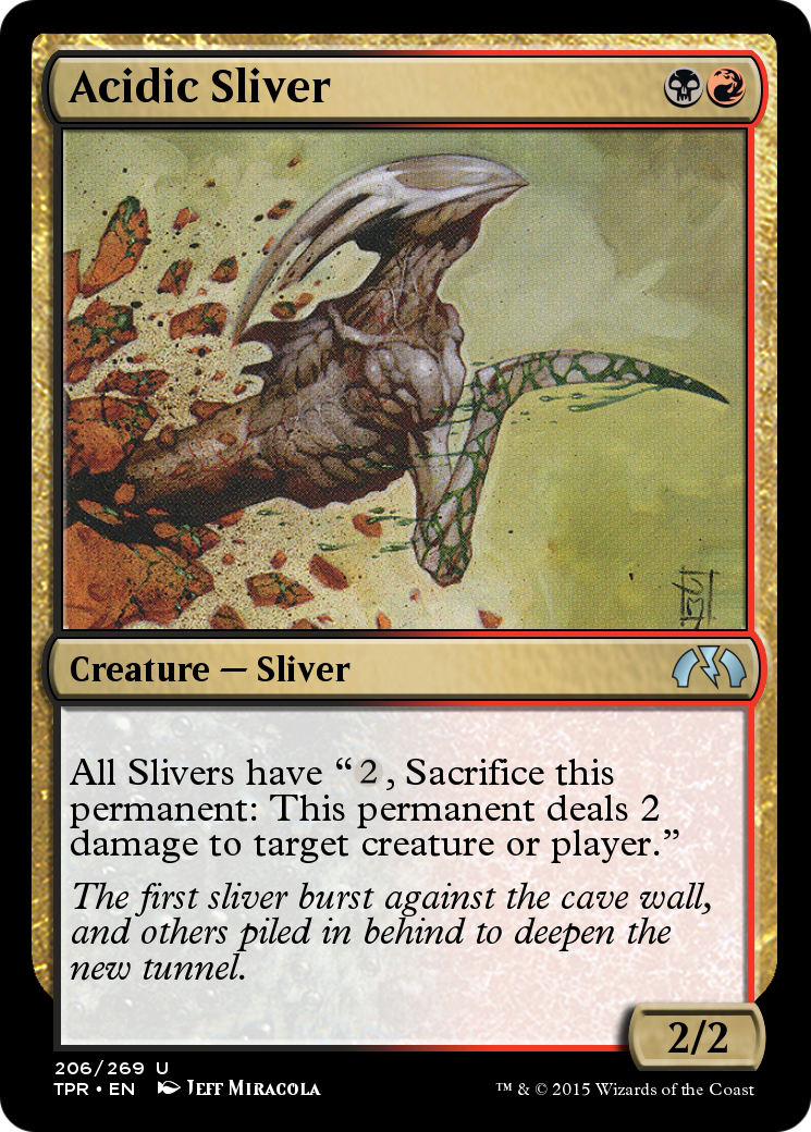 Acidic Sliver  [Tempest Remastered] Foil