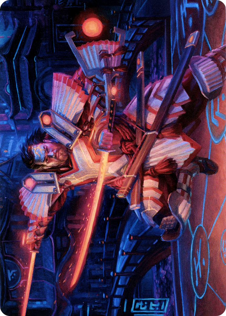 Isshin, Two Heavens as One // Isshin, Two Heavens as One  [Neon Dynasty Art Series] (Borderless) Foil