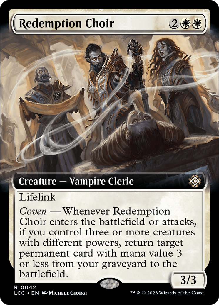 Redemption Choir (Extended Art) [The Lost Caverns of Ixalan Commander] Foil