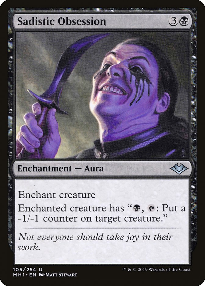 Sadistic Obsession [Modern Horizons] Foil