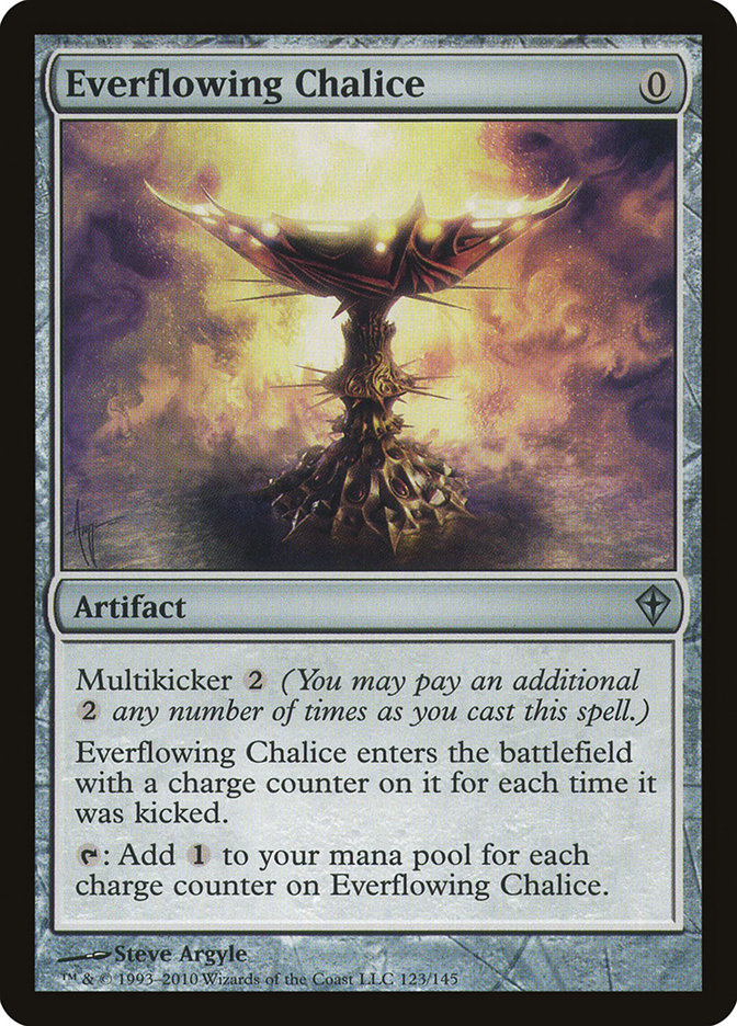 Everflowing Chalice [Worldwake] Foil