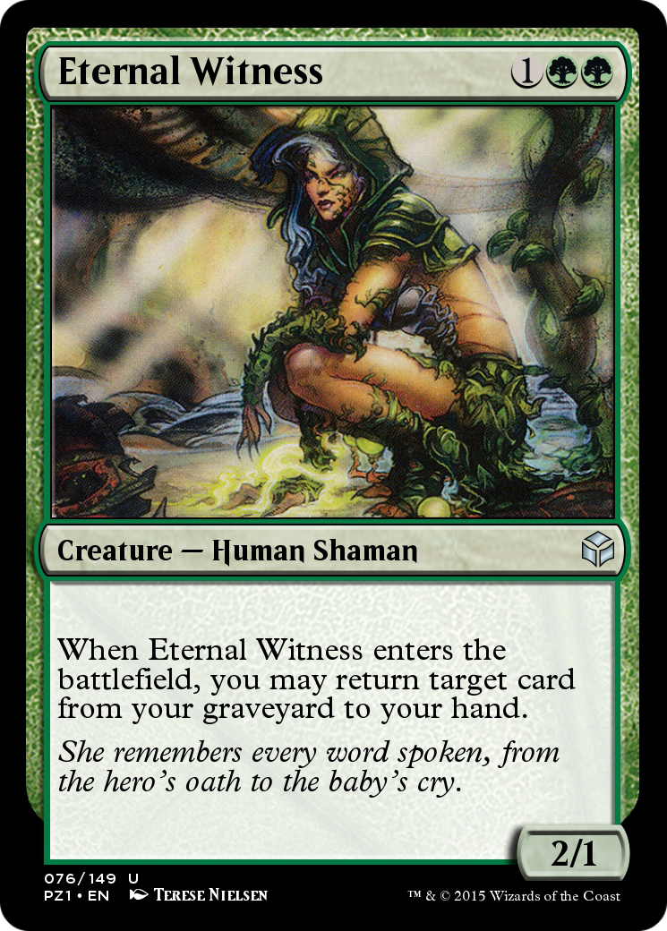 Eternal Witness  [Legendary Cube Prize Pack] Foil
