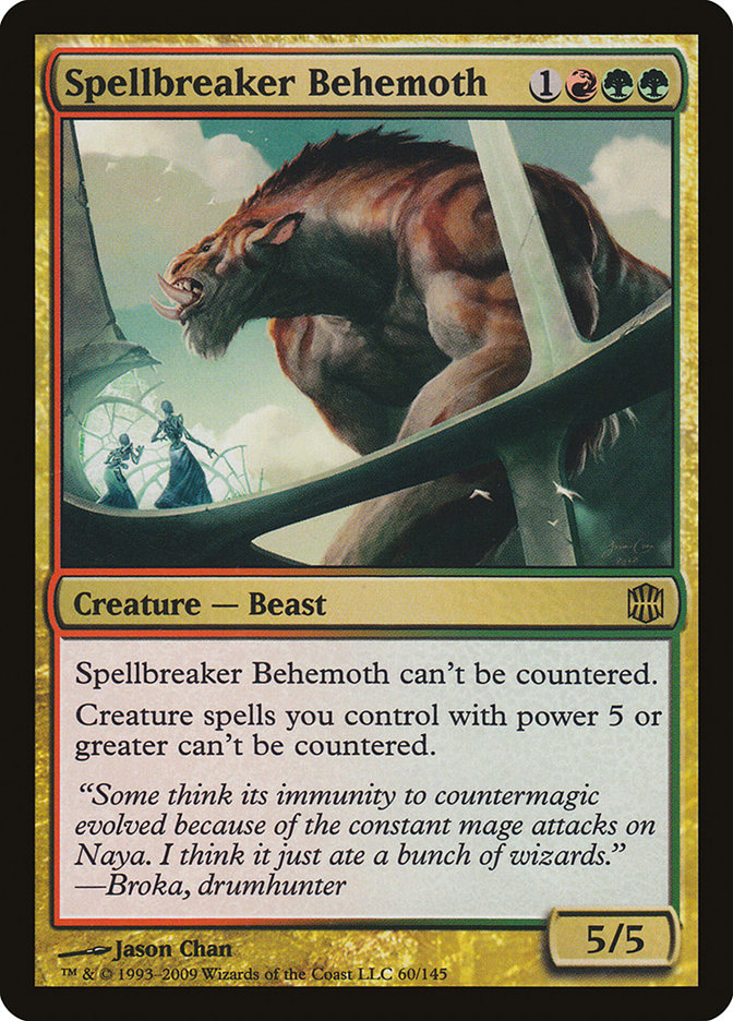 Spellbreaker Behemoth [Alara Reborn] Foil