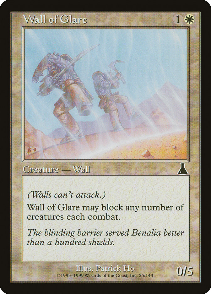 Wall of Glare [Urza's Destiny] Foil