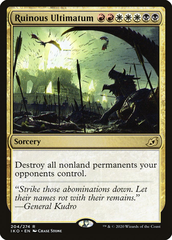Ruinous Ultimatum [Ikoria: Lair of Behemoths] Foil