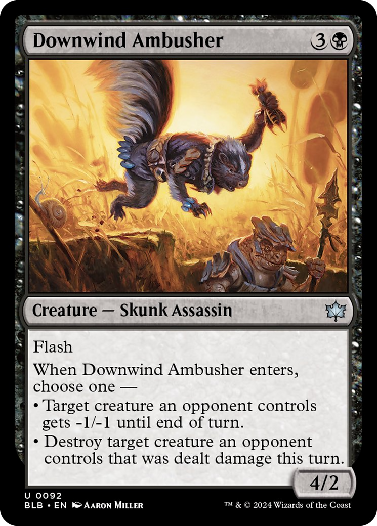Downwind Ambusher [Bloomburrow] Foil
