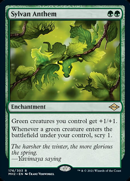 Sylvan Anthem [Modern Horizons 2] Foil