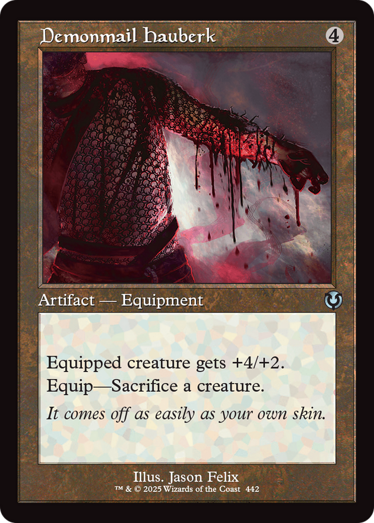 Demonmail Hauberk (Retro Frame) [Innistrad Remastered] Foil