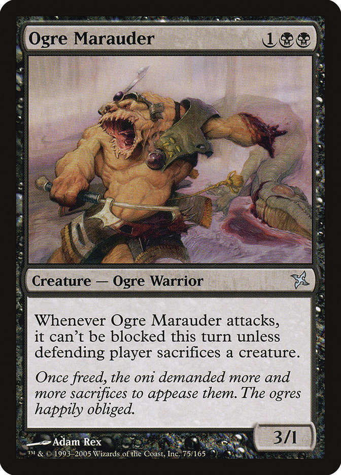 Ogre Marauder [Betrayers of Kamigawa] Foil