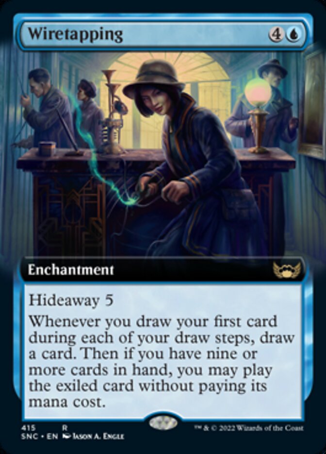 Wiretapping (Extended Art) [Streets of New Capenna] Foil