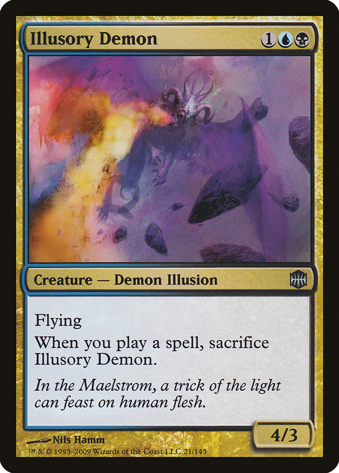 Illusory Demon [Alara Reborn] Foil