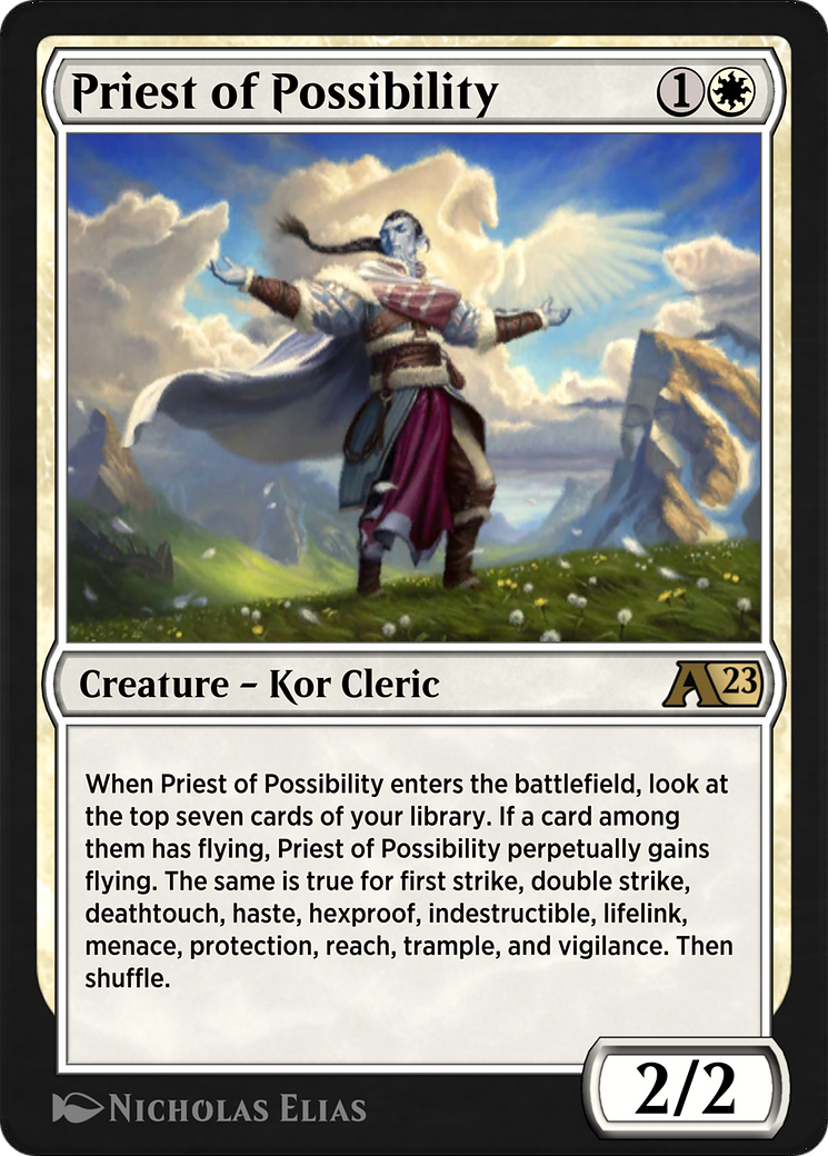 Priest of Possibility  [Alchemy: Dominaria]