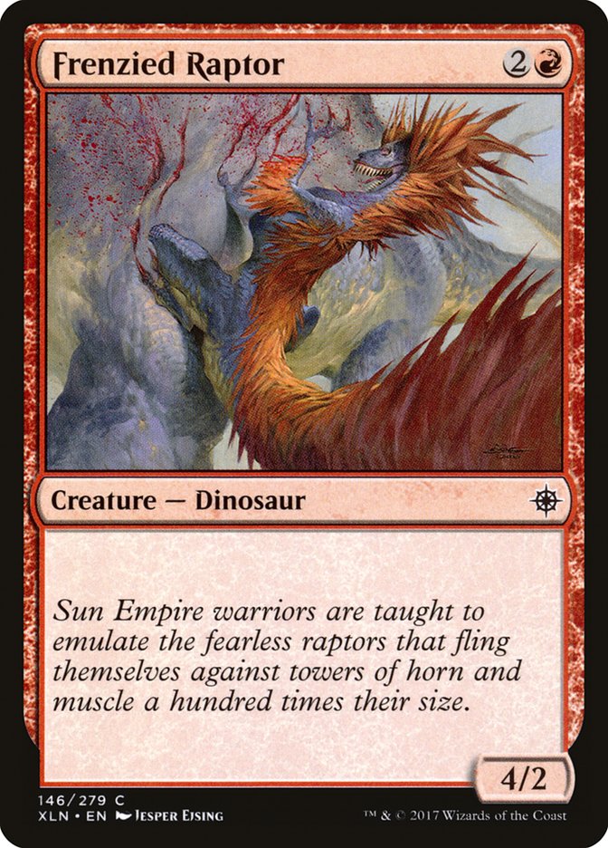 Frenzied Raptor [Ixalan] Foil