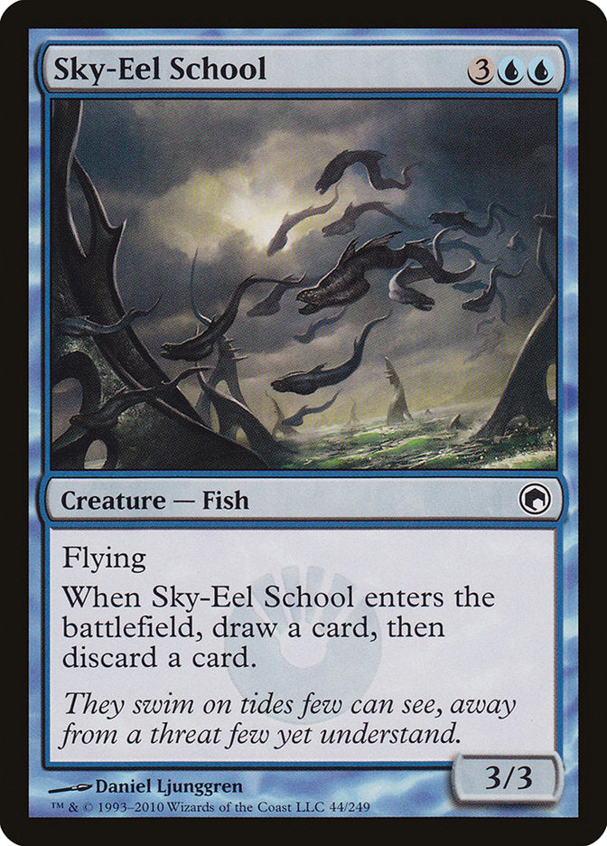 Sky-Eel School [Scars of Mirrodin] Foil