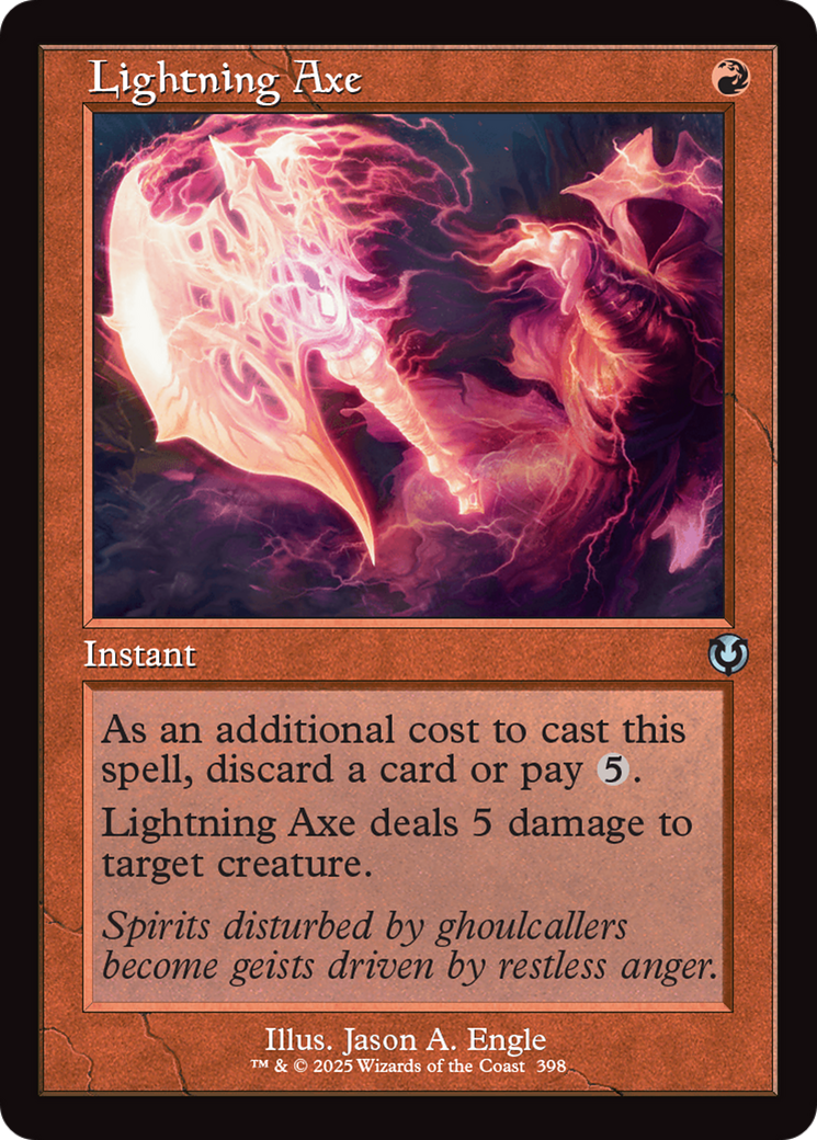 Lightning Axe (Retro Frame) [Innistrad Remastered] Foil
