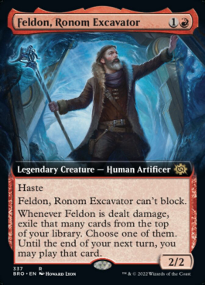 Feldon, Ronom Excavator (Extended Art) [The Brothers' War] Foil