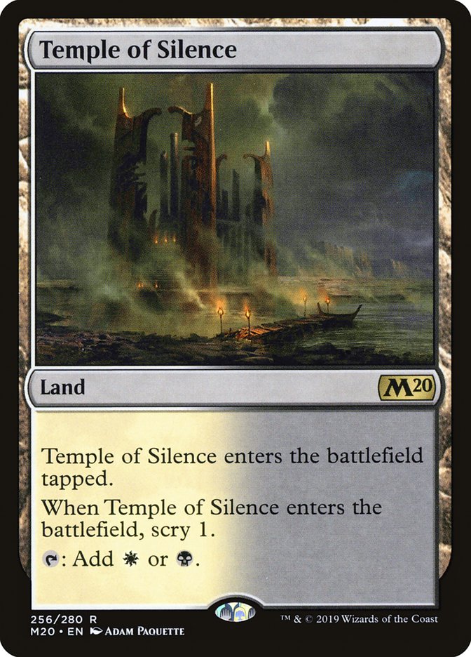 Temple of Silence [Core Set 2020] Foil