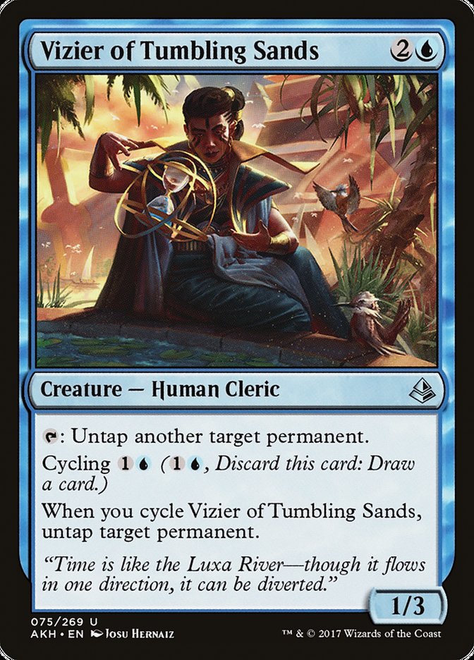 Vizier of Tumbling Sands [Amonkhet] Foil