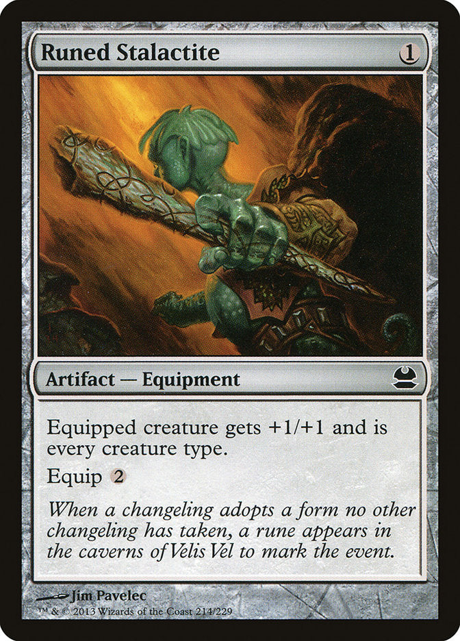 Runed Stalactite [Modern Masters] Foil