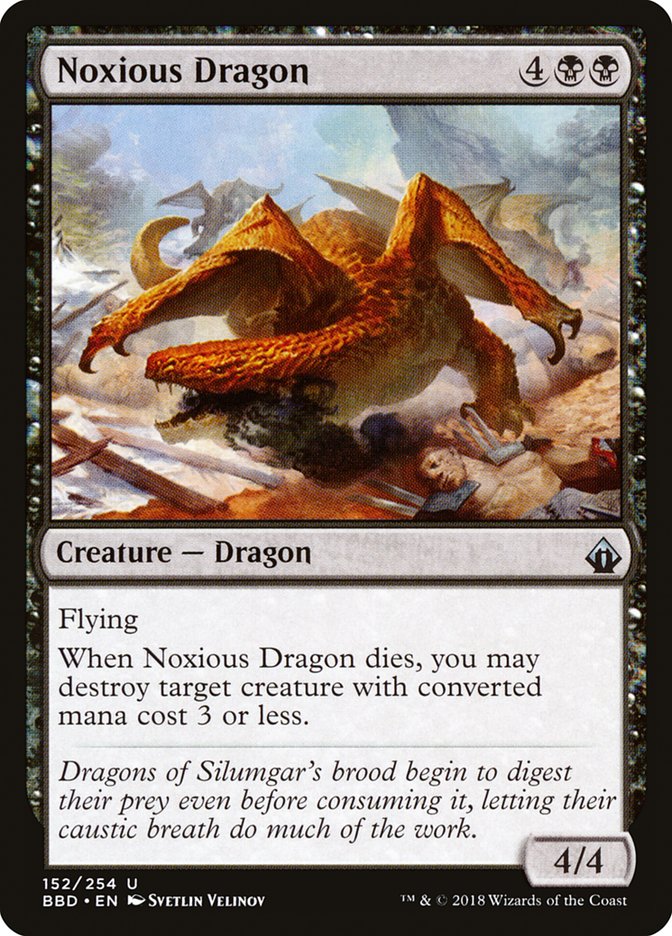 Noxious Dragon [Battlebond] Foil