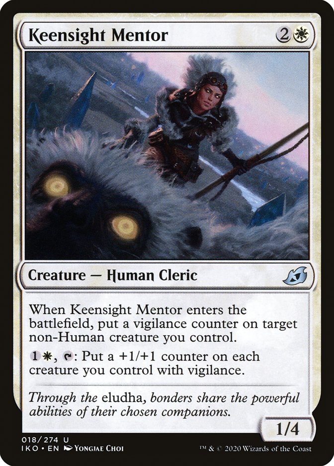Keensight Mentor [Ikoria: Lair of Behemoths] Foil