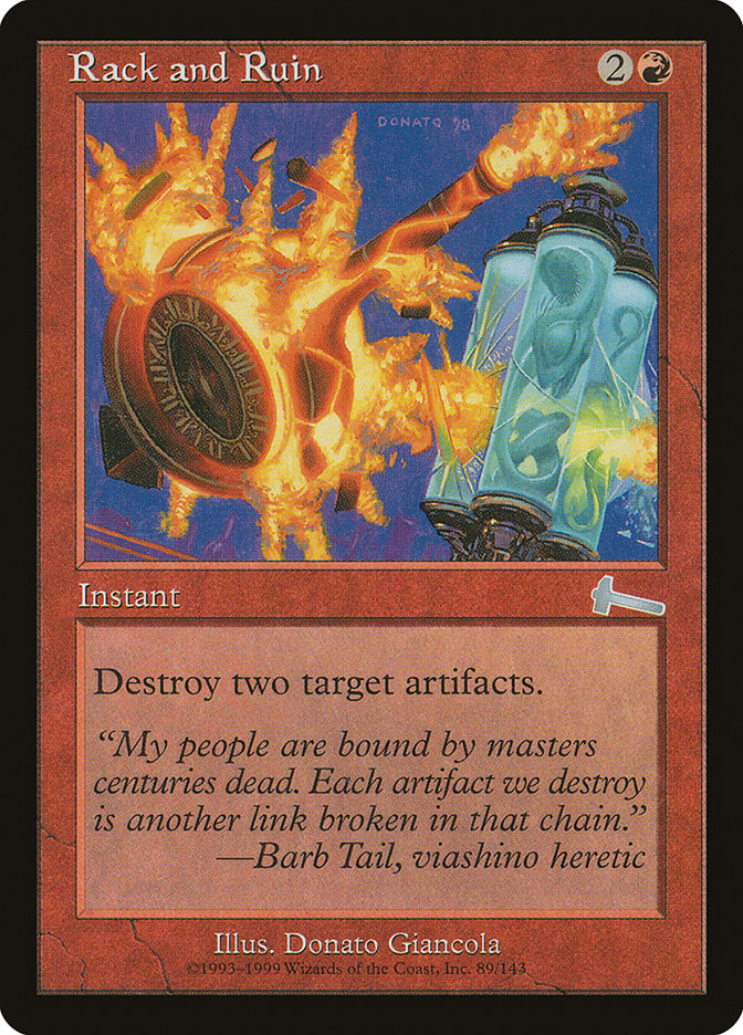 Rack and Ruin [Urza's Legacy] Foil