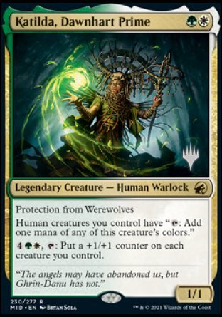Katilda, Dawnhart Prime (Promo Pack) [Innistrad: Midnight Hunt Promos] Foil