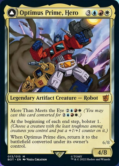 Optimus Prime, Hero // Optimus Prime, Autobot Leader [Transformers] Foil