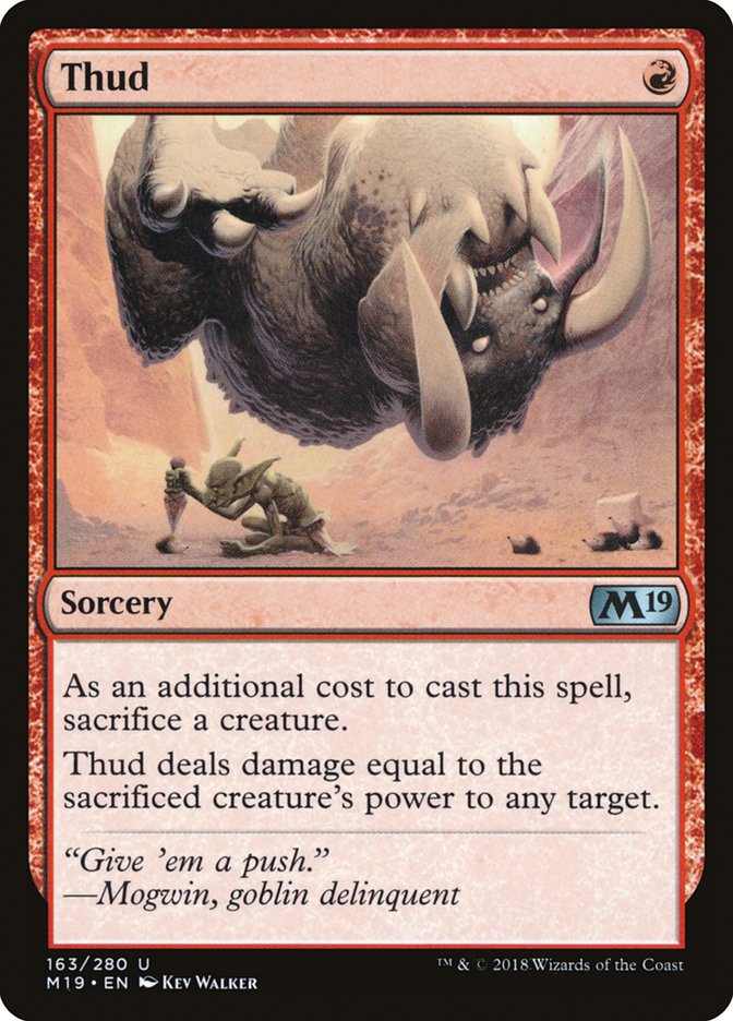 Thud [Core Set 2019] Foil