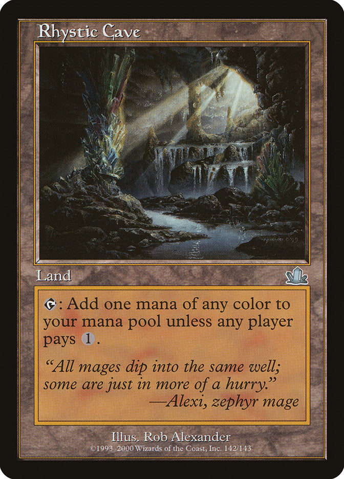 Rhystic Cave [Prophecy] Foil