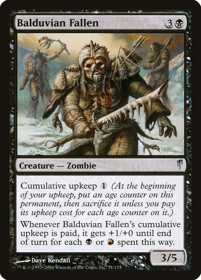 Balduvian Fallen [Coldsnap] Foil