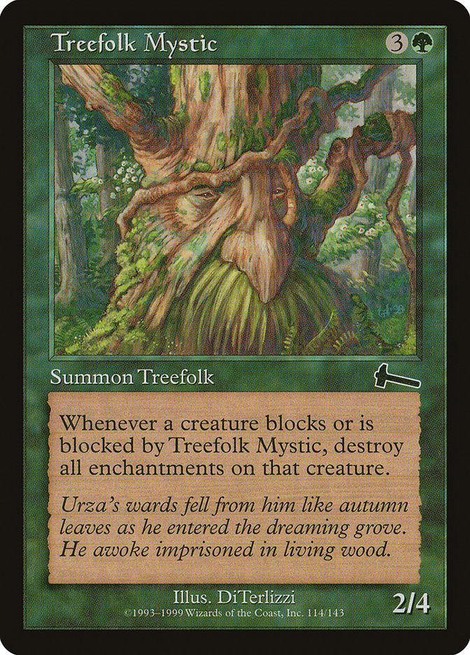 Treefolk Mystic [Urza's Legacy] Foil