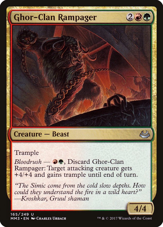 Ghor-Clan Rampager [Modern Masters 2017] Foil