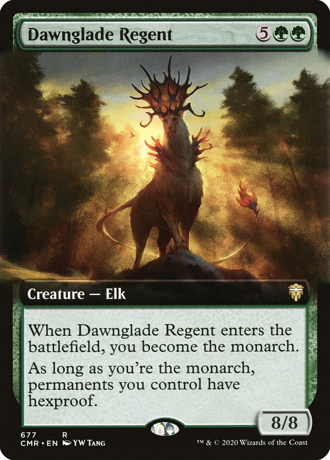 Dawnglade Regent (Extended Art) [Commander Legends] Foil