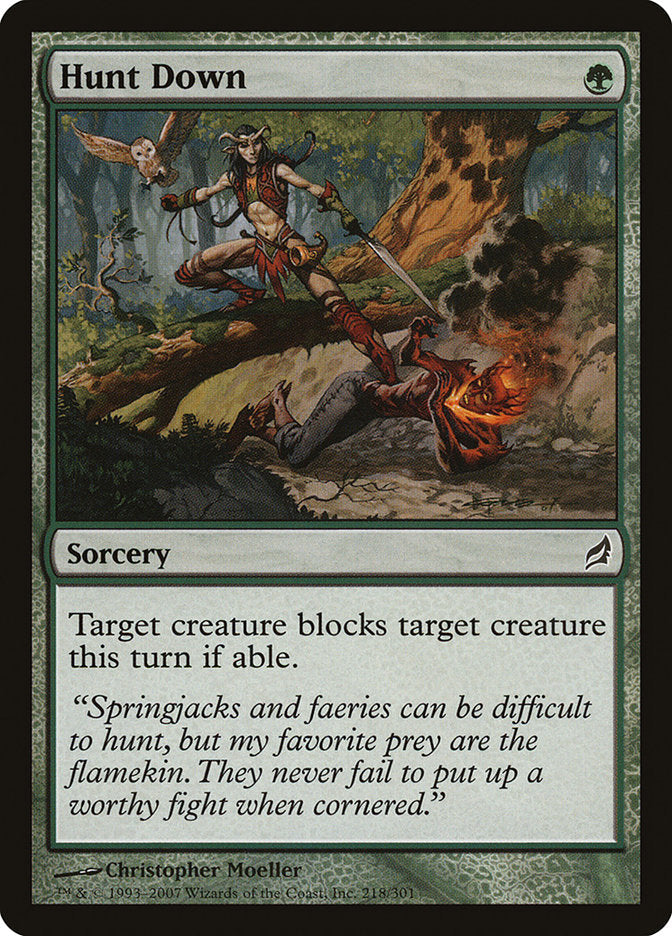 Hunt Down [Lorwyn] Foil