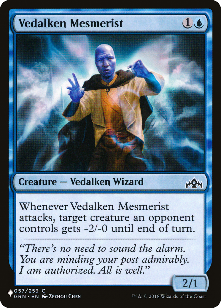 Vedalken Mesmerist  [The List Reprints]