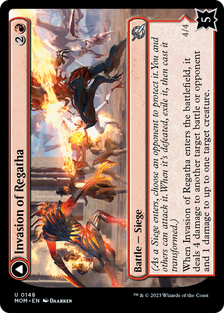 Invasion of Regatha // Disciples of the Inferno [March of the Machine] Foil