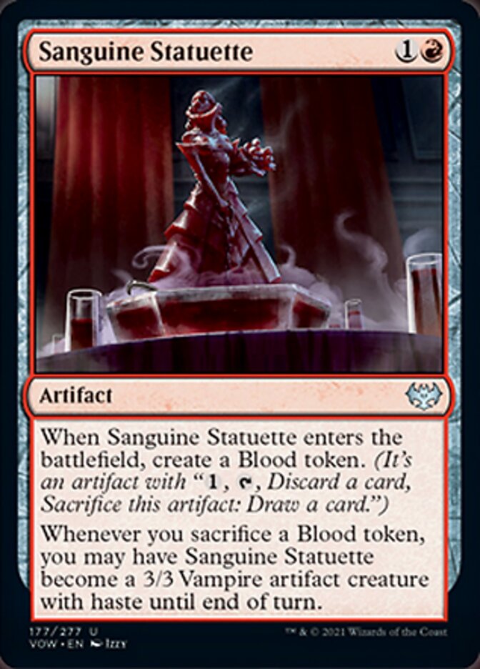 Sanguine Statuette [Innistrad: Crimson Vow] Foil