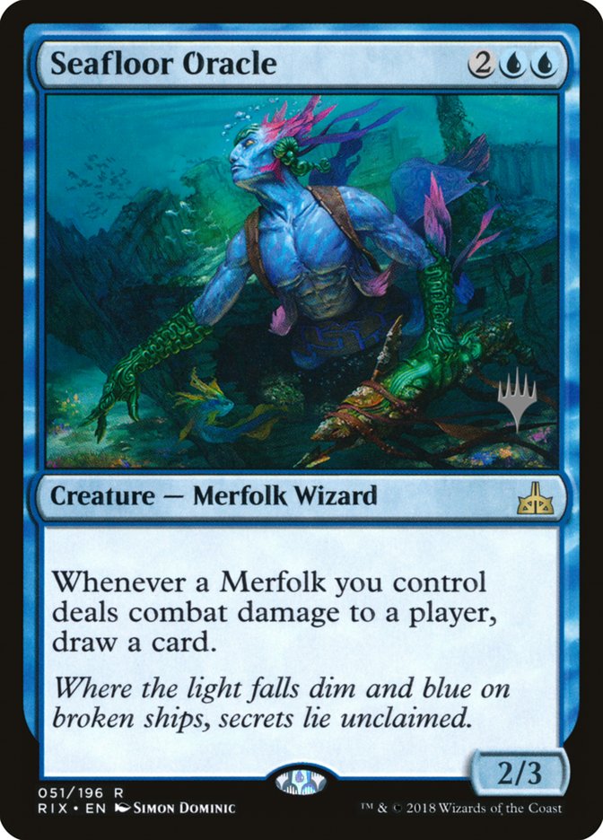 Seafloor Oracle (Promo Pack) [Rivals of Ixalan Promos] Foil