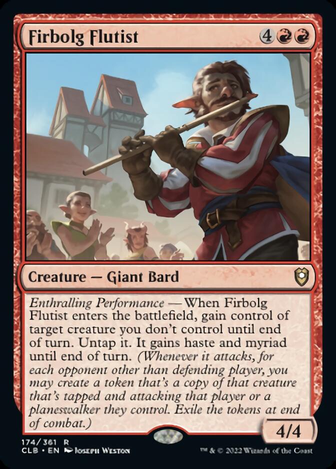 Firbolg Flutist [Commander Legends: Battle for Baldur's Gate] Foil