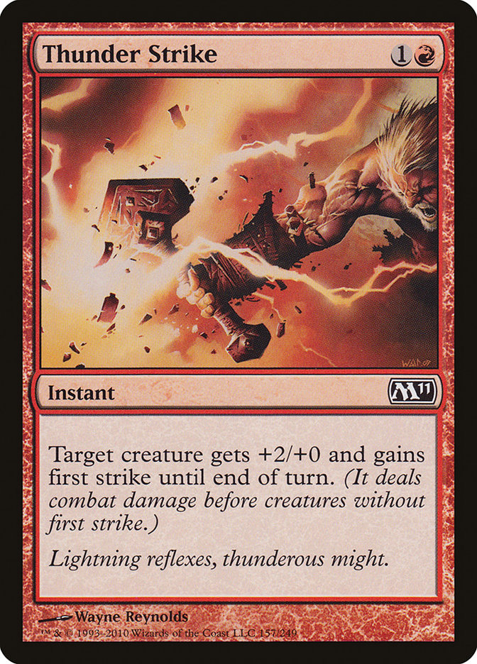 Thunder Strike [Magic 2011] Foil