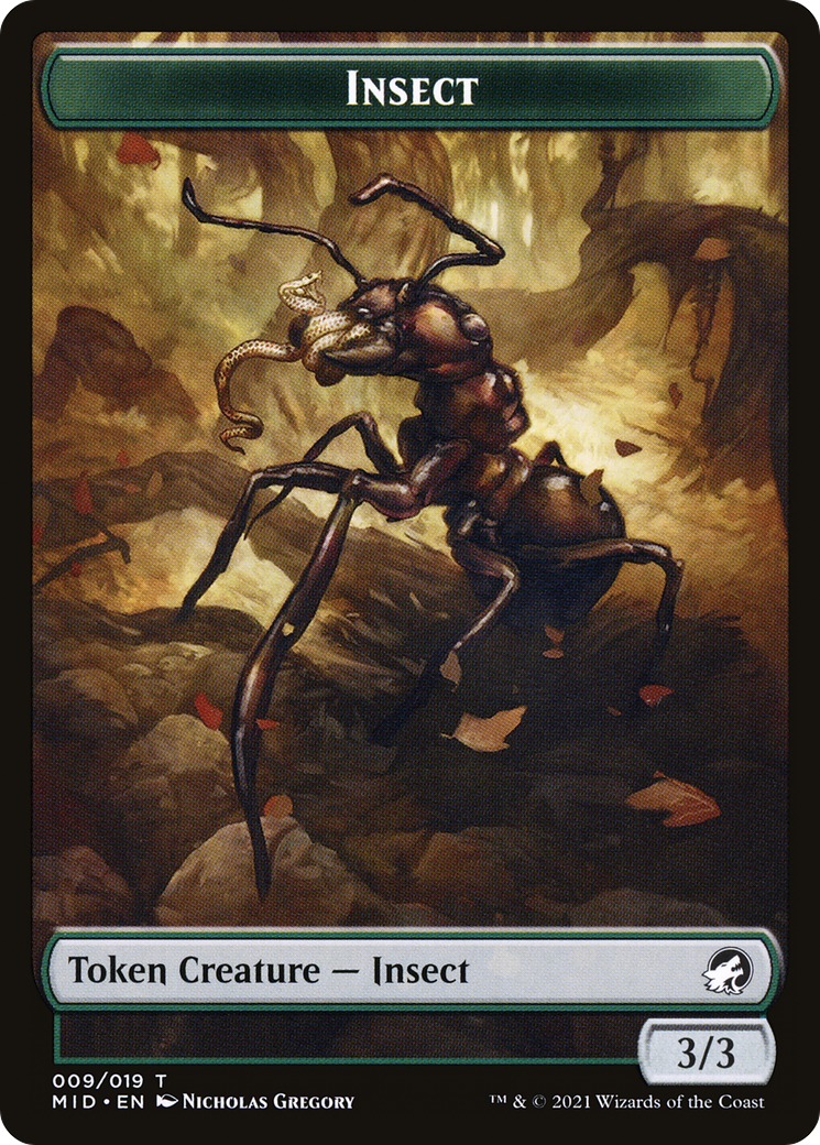 Insect  [Innistrad: Midnight Hunt Tokens] Foil
