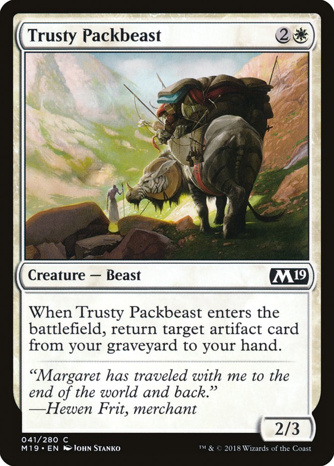 Trusty Packbeast [Core Set 2019] Foil