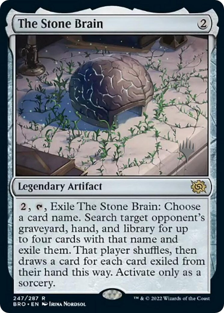The Stone Brain (Promo Pack) [The Brothers' War Promos] Foil