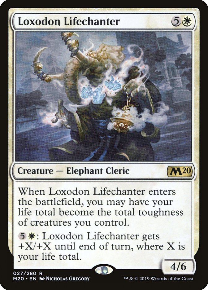 Loxodon Lifechanter [Core Set 2020] Foil