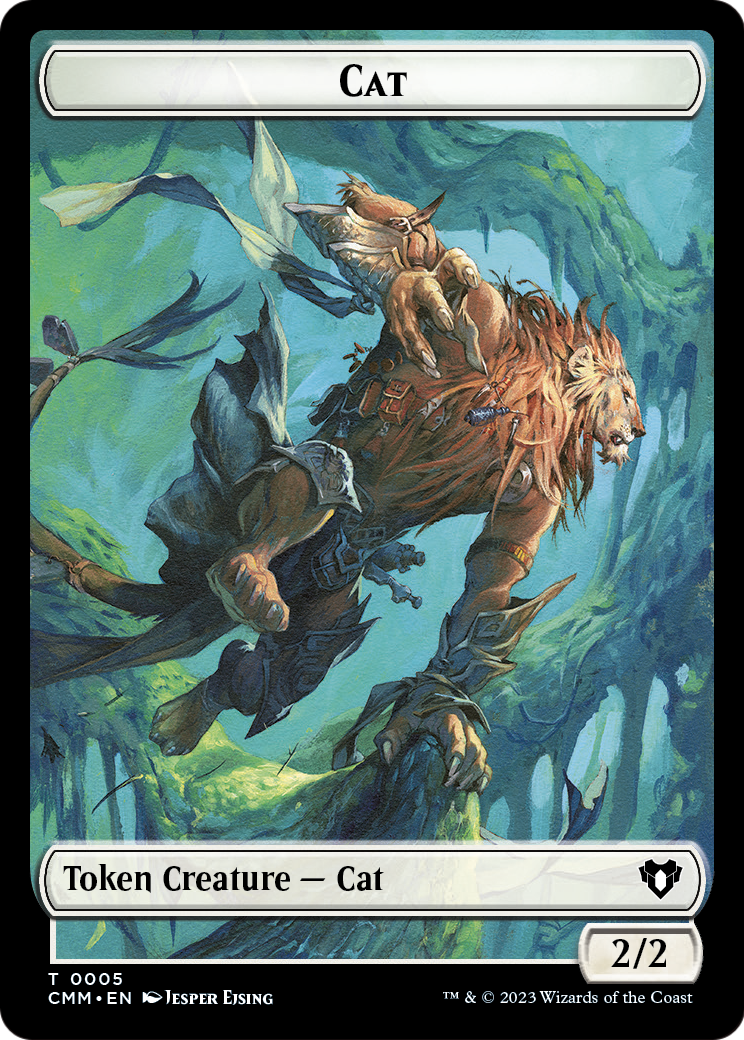 Cat  [Commander Masters Tokens] Foil