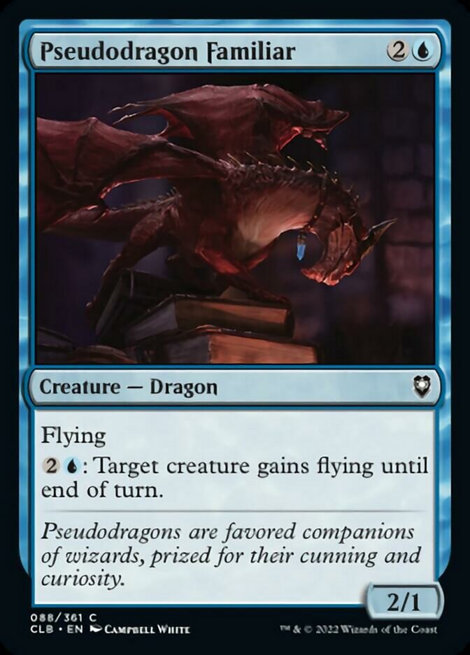 Pseudodragon Familiar [Commander Legends: Battle for Baldur's Gate] Foil