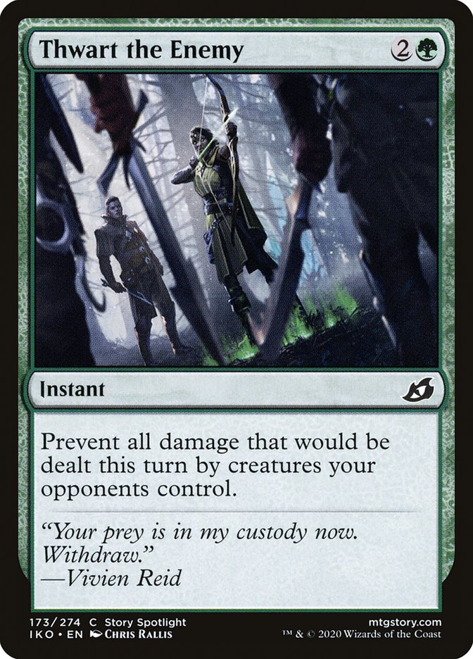 Thwart the Enemy [Ikoria: Lair of Behemoths] Foil