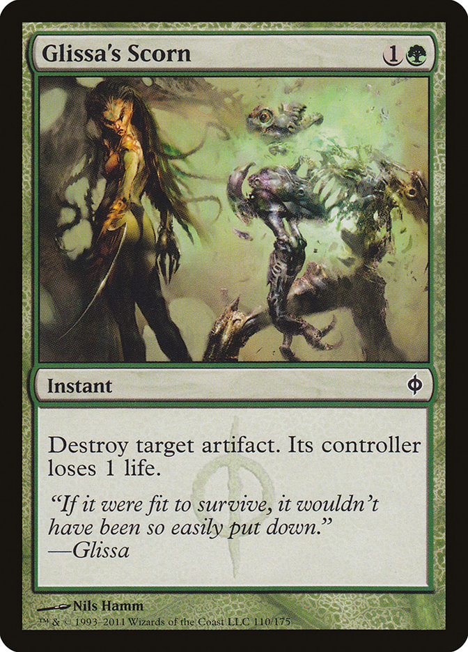Glissa's Scorn [New Phyrexia] Foil