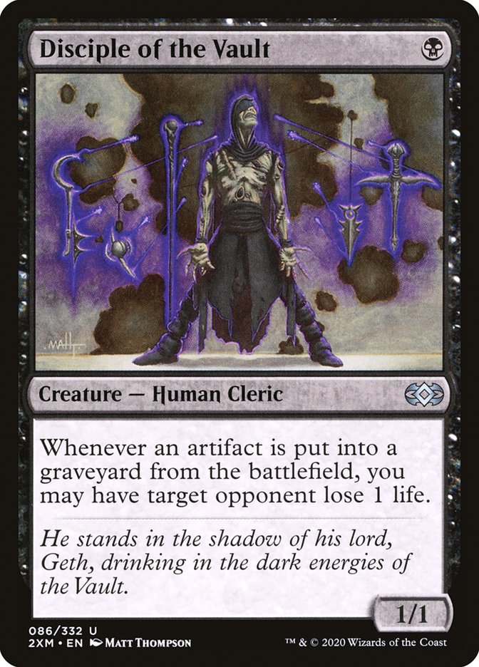Disciple of the Vault [Double Masters] Foil